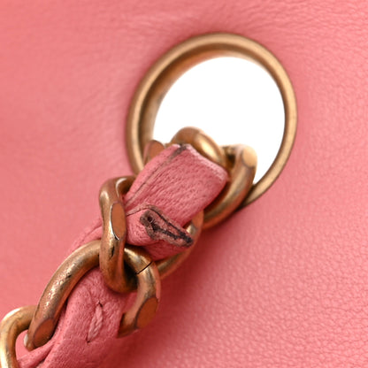 Chanel Lambskin Quilted Mini Rectangular Flap Pink 10 of 11