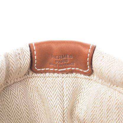 Hermes Canvas Barenia Fourbi 20 PM Pouch Naturel Fauve 7 of 12