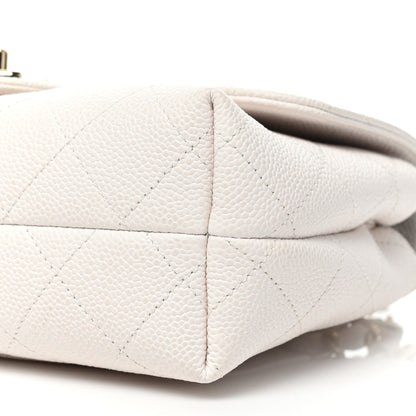 Chanel Caviar Quilted Small City Walk Flap White 8 of 9