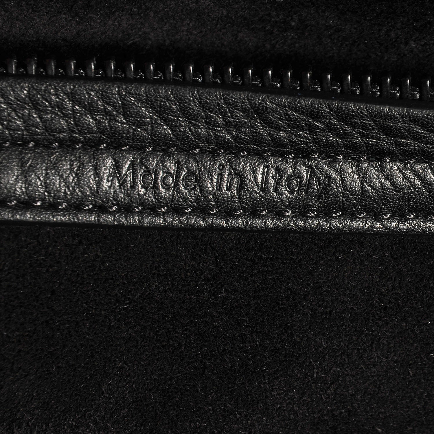 Celine Calfskin Medium Phantom Luggage Black 6 of 8