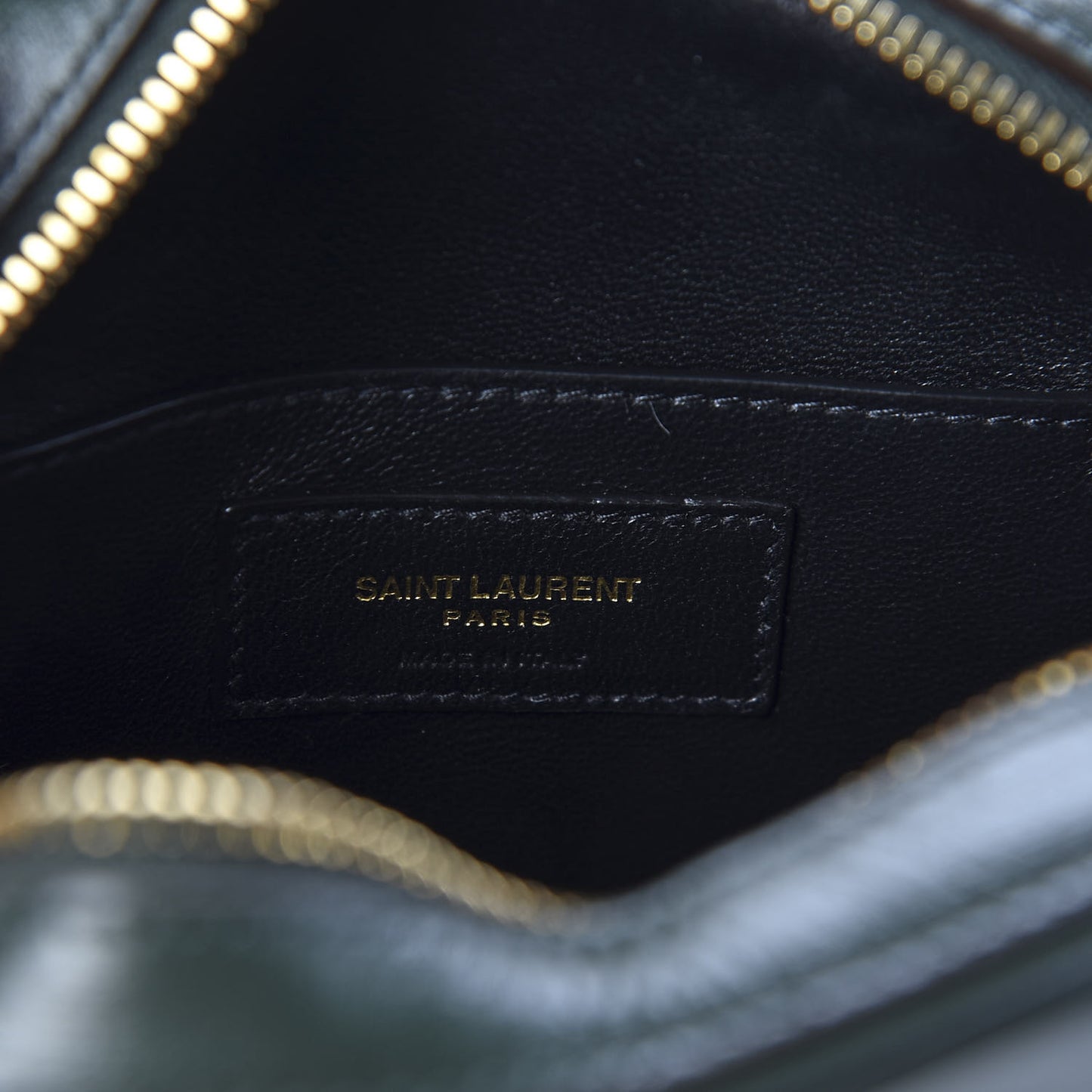 Calfskin Le 61 Camera Bag Dark Green