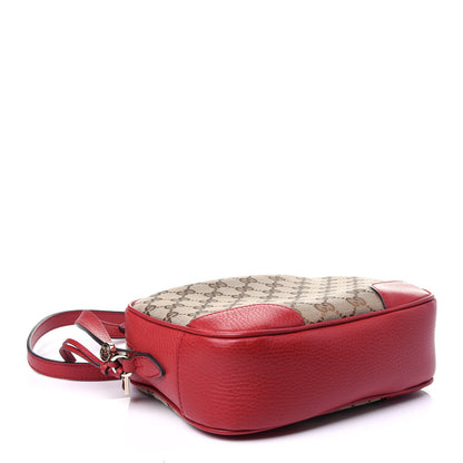 Gucci Monogram Mini Bree Messenger Bag Red 5 of 10