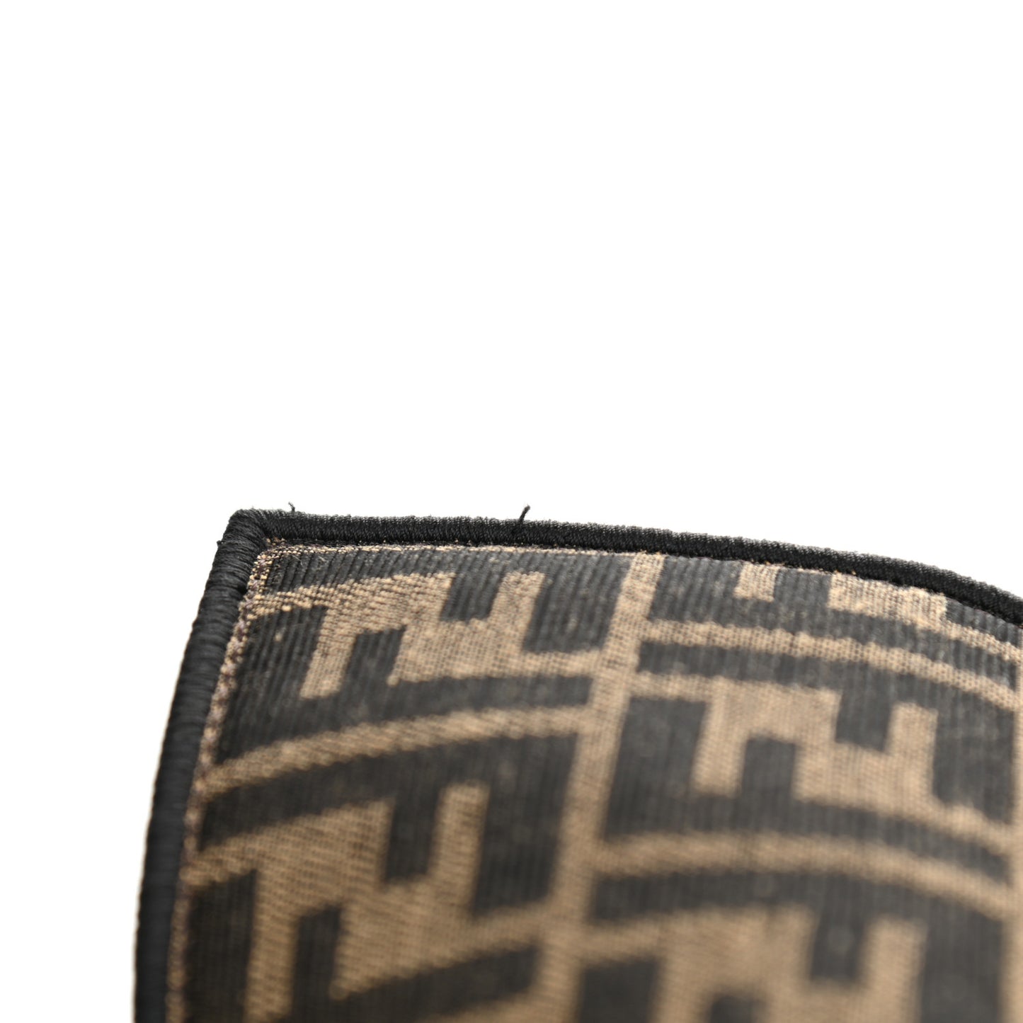 Fabric Jacquard FF 1974 Medium Baguette Tobacco Moro Black