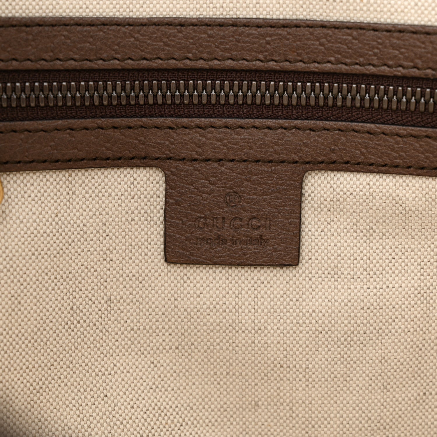 Gucci GG Supreme Monogram Web Small Ophidia Half Moon Hobo Brown 6 of 10
