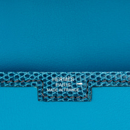 Hermes Swift Lizard Niloticus Jige Duo Turquoise Bleu Petrol 6 of 9