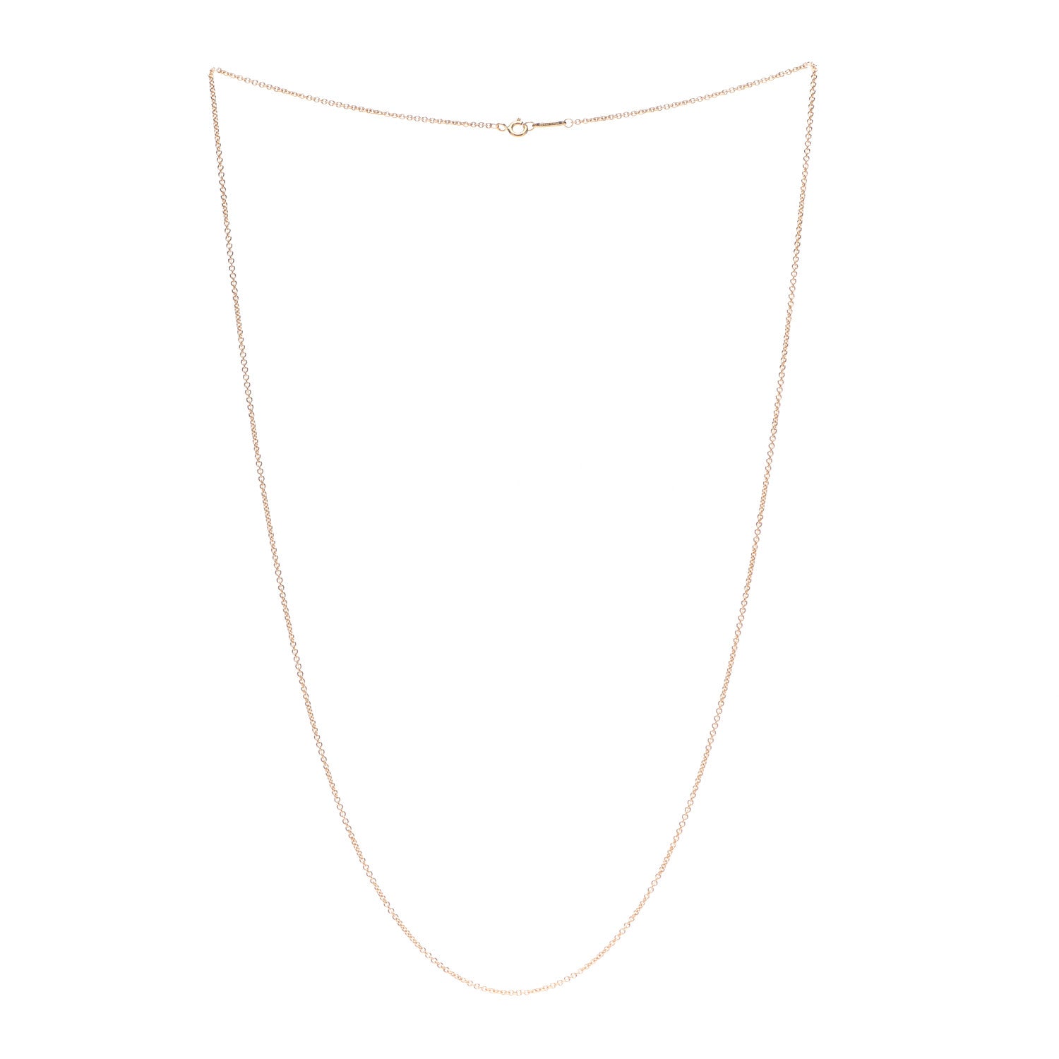 Tiffany 18K Yellow Gold Small Chain Necklace 26" 3 of 4