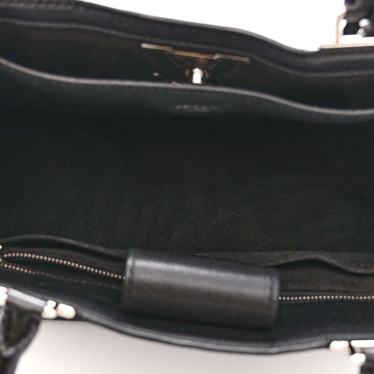 Louis Vuitton LOUIS VUITTON Calfskin Lockme Day Black 5 of 11