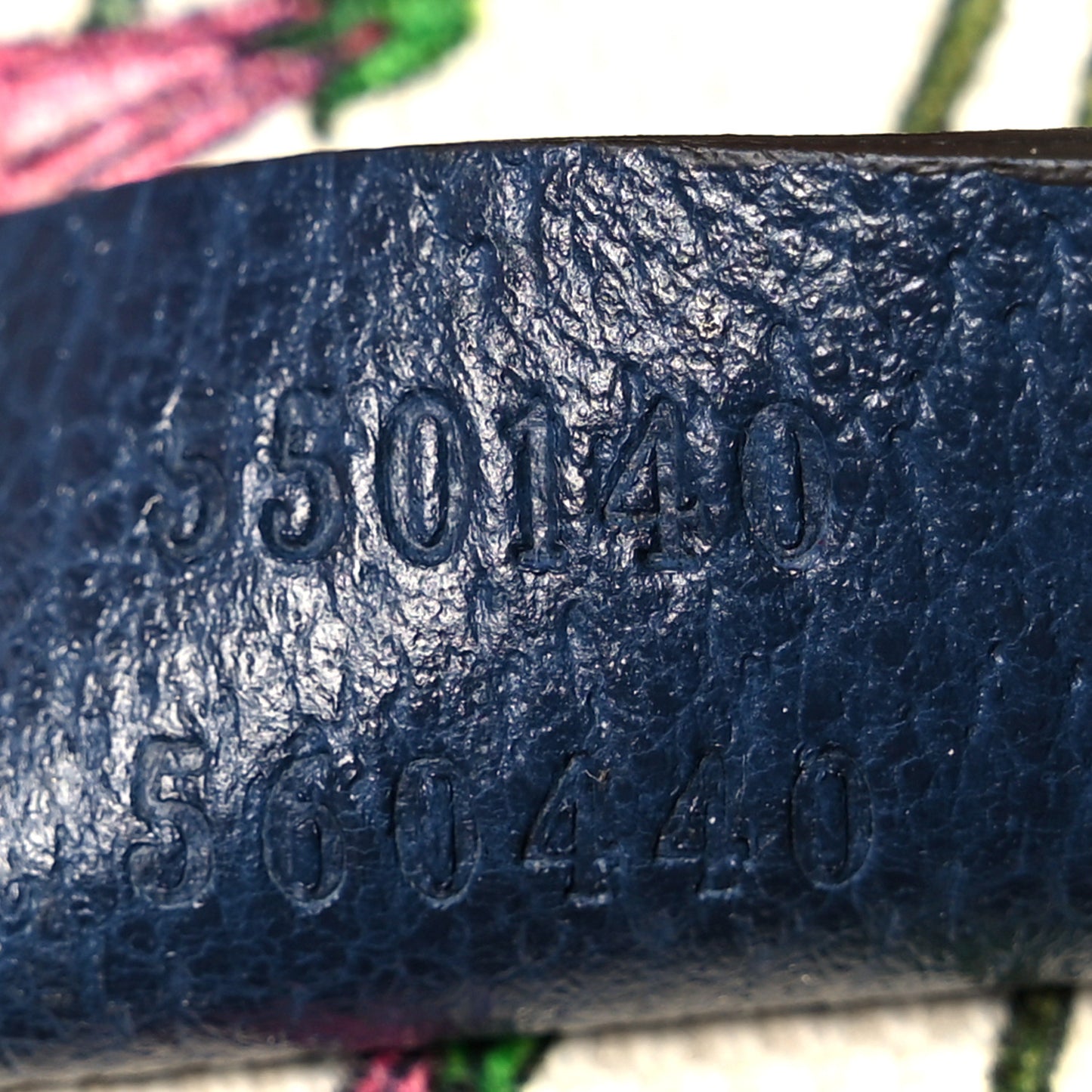 Canvas Large Flora Tote Navy Multicolor