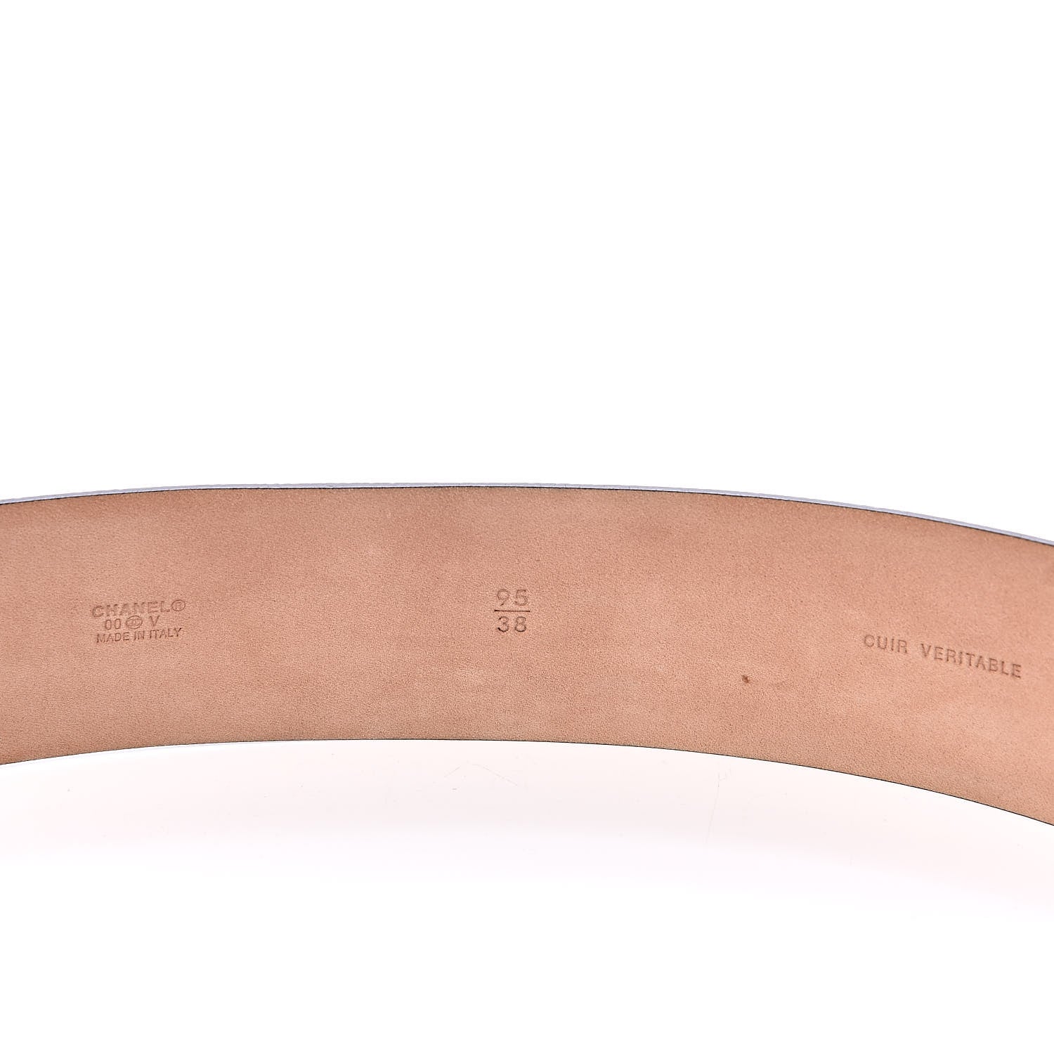 Chanel Calfskin CC Belt 95 38 Black 6 of 7