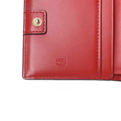 MCM Visetos ID Wallet Cognac Red 5 of 7