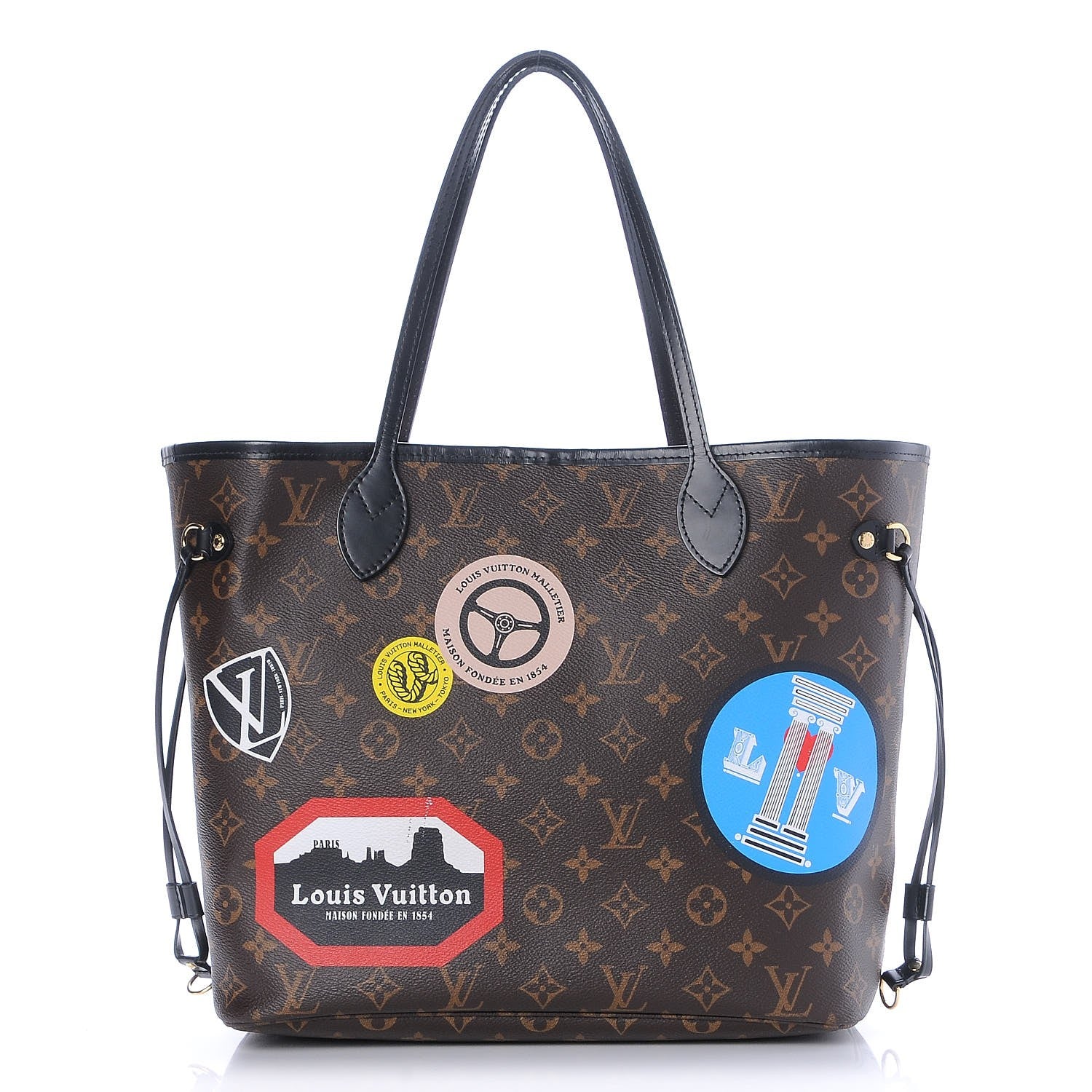 Louis Vuitton Monogram World Tour Neverfull MM 1 of 8