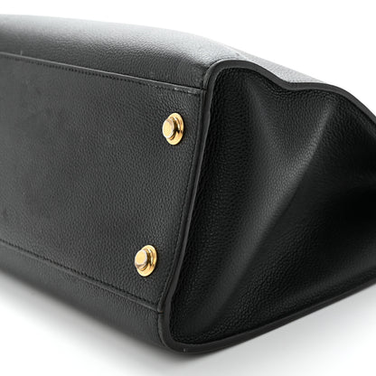 Louis Vuitton Taurillon City Steamer GM Black 10 of 13