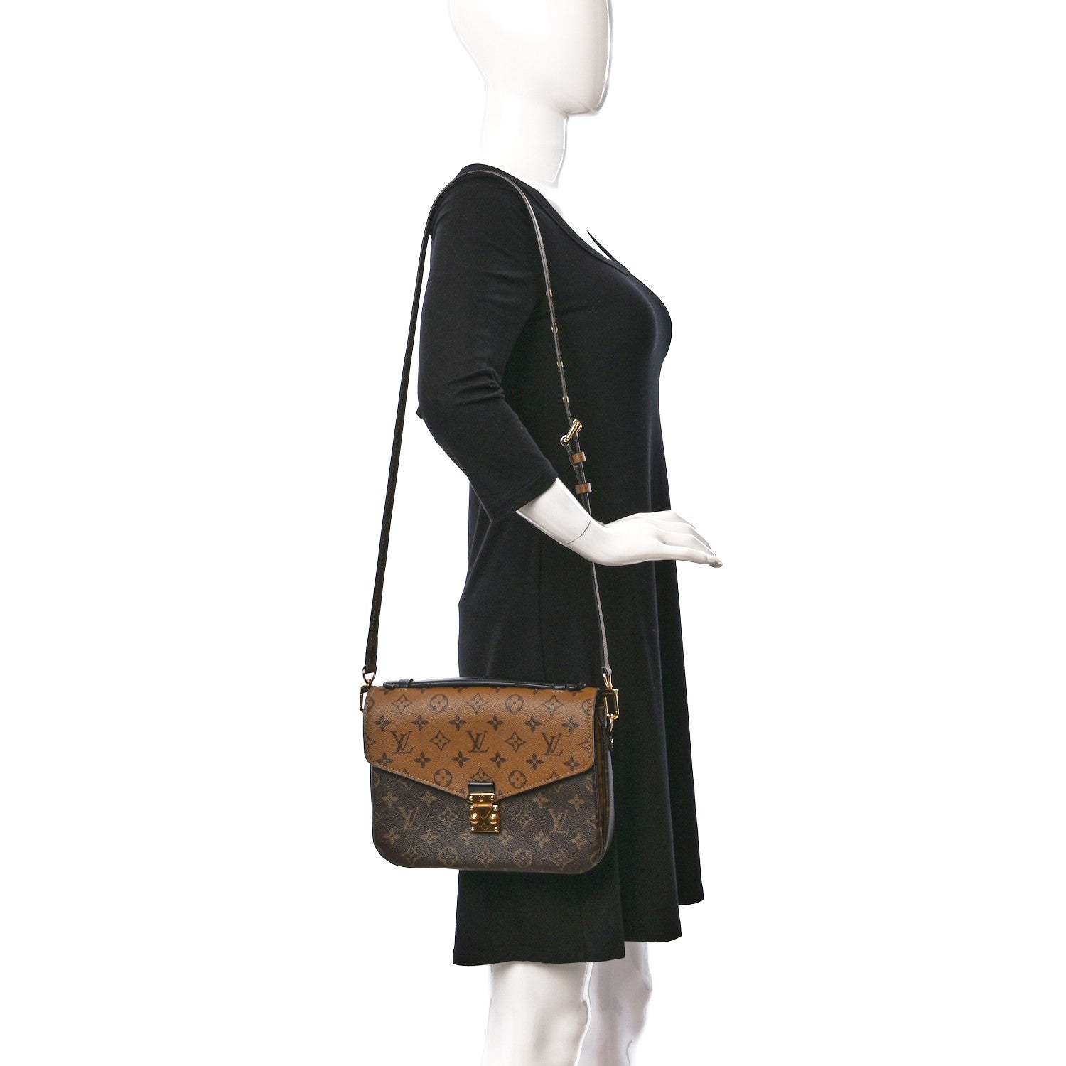 Louis Vuitton Reverse Monogram Pochette Metis 2 of 11