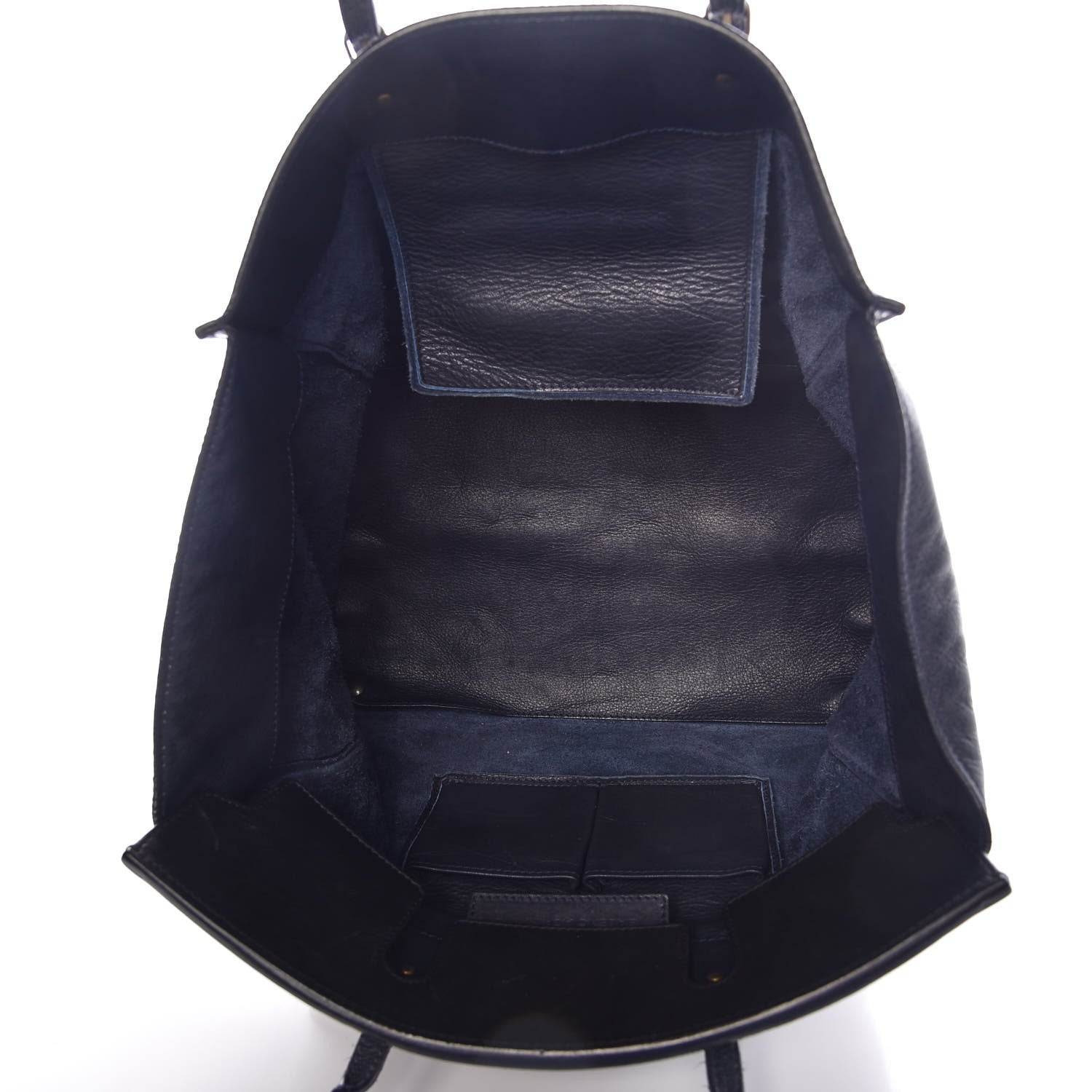 Balenciaga Calfskin Papier Ligne A5 Flap Tote Bleu Roi Black 5 of 13