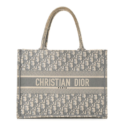 Christian Dior Oblique Medium Book Tote Grey 1 of 18