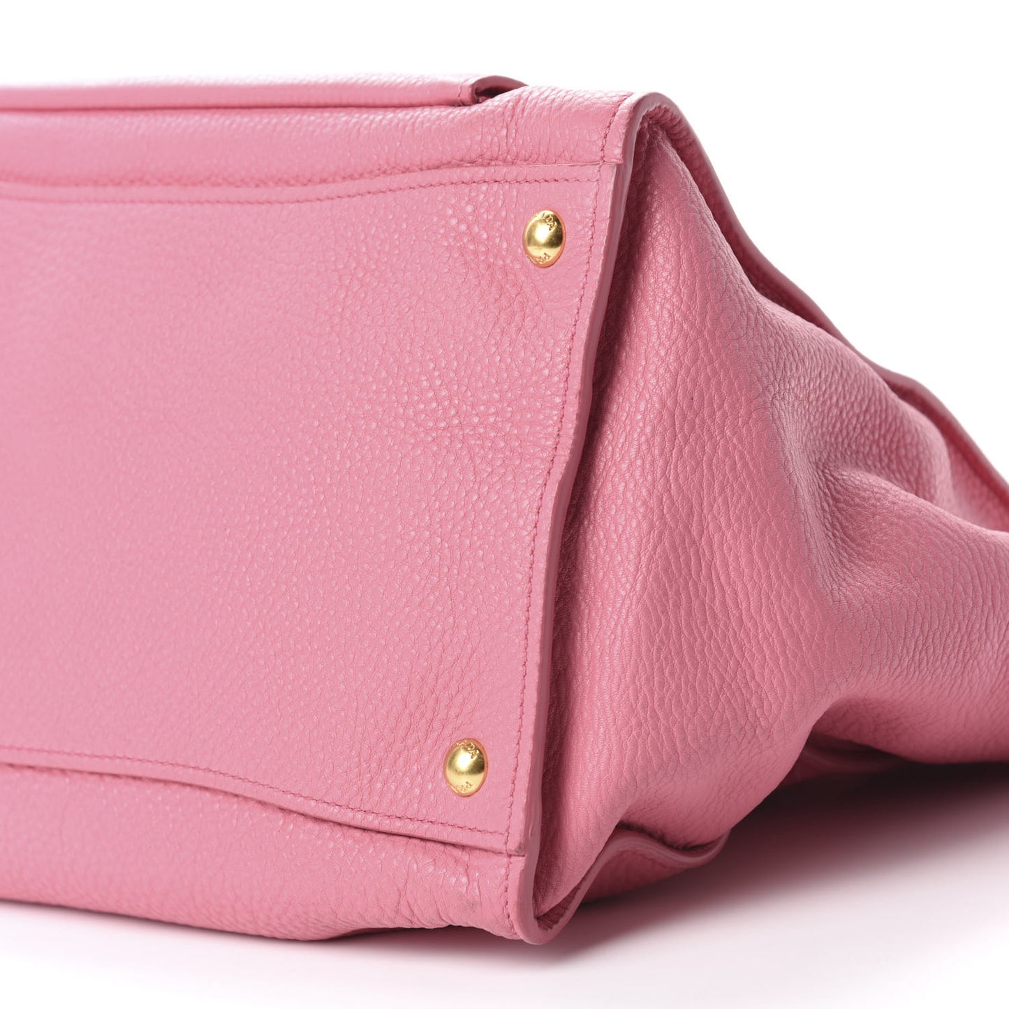 Vitello Daino Shopping Tote Begonia