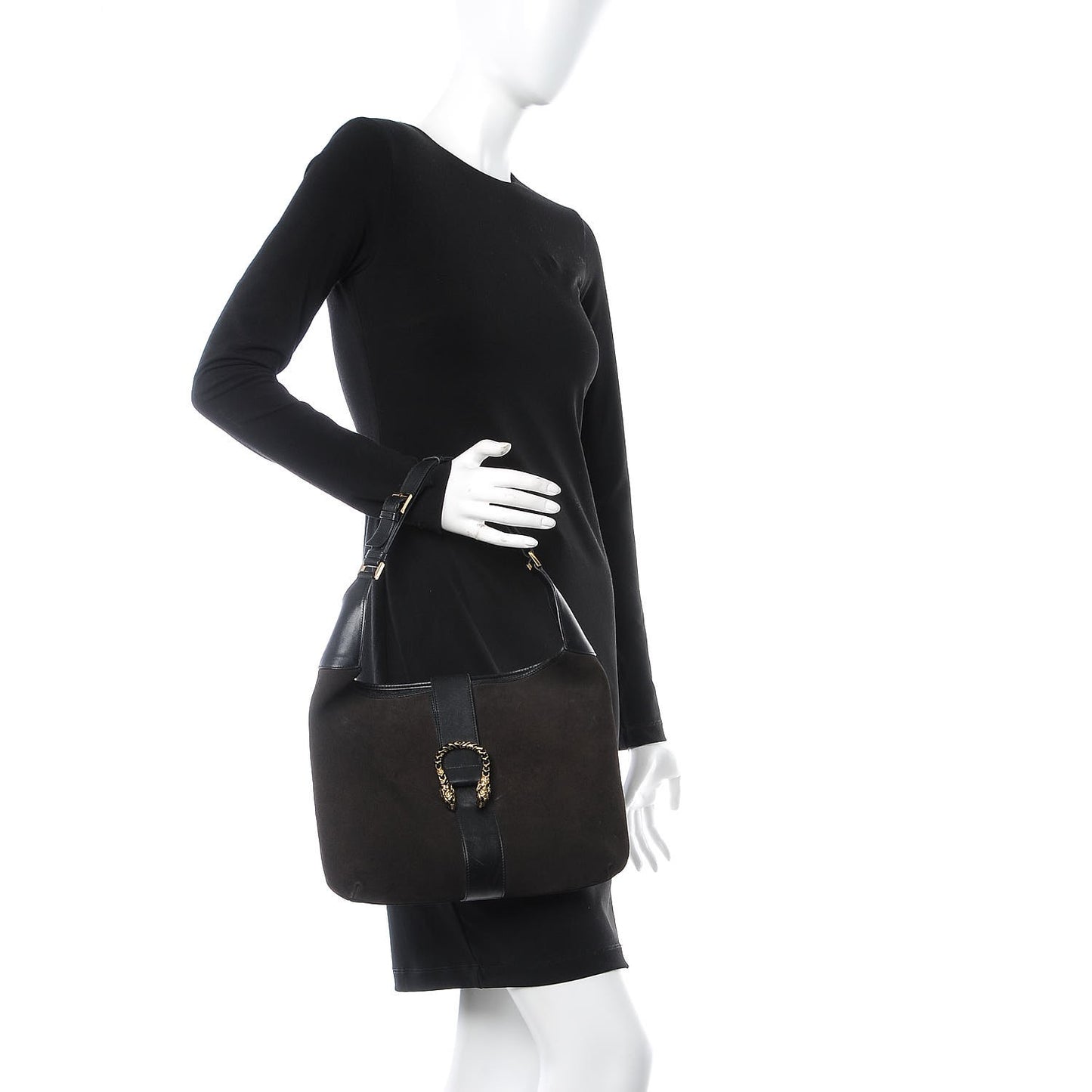 Suede Dionysus Hobo Brown