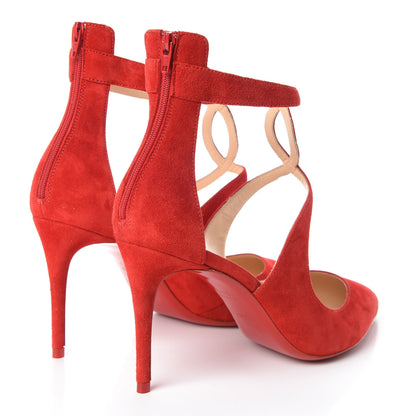Christian Louboutin Veau Velours Rosas 85 Pumps 36.5 Loubi 4 of 8
