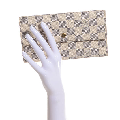 Louis Vuitton Damier Azur Porte Tresor International Wallet 2 of 7