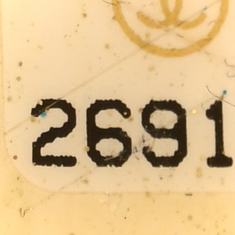 Lambskin Coco Lifesaver Round Bag Black White