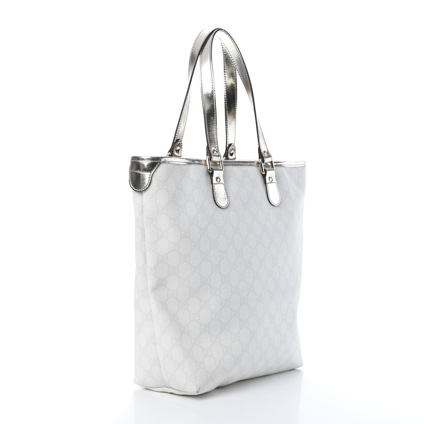 GG Plus Monogram Medium Joy Tote Platinum