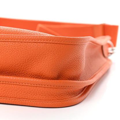 Hermes Taurillon Clemence Evelyne III PM Orange 9 of 10