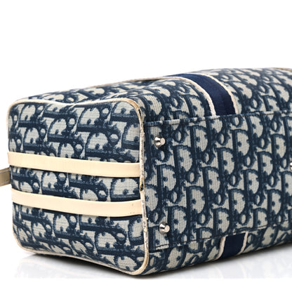 Christian Dior Monogram Trotter No 2 Boston Bag Blue 9 of 11