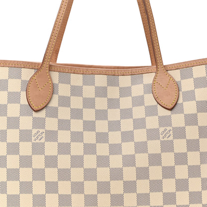 Louis Vuitton Damier Azur Neo Neverfull GM Rose Ballerine 9 of 14