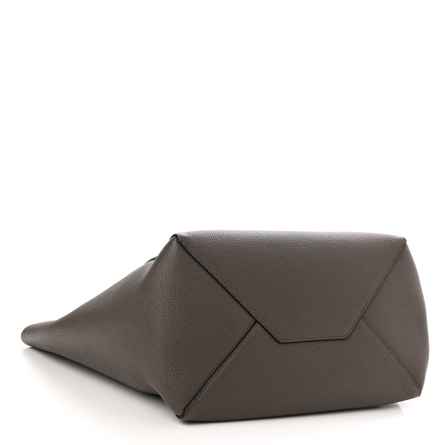 Celine Soft Grained Calfskin Small Belt Cabas Phantom Taupe 4 of 13