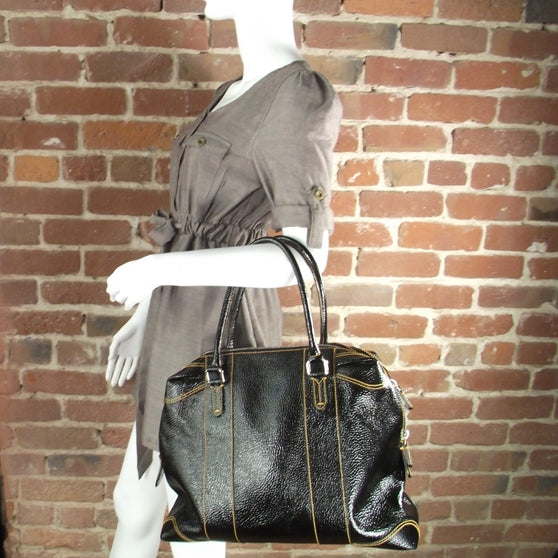 Patent B Mix Tote Black