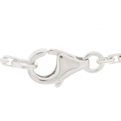 Cartier 18K White Gold Diamond Interlocking LOVE Necklace 4 of 7
