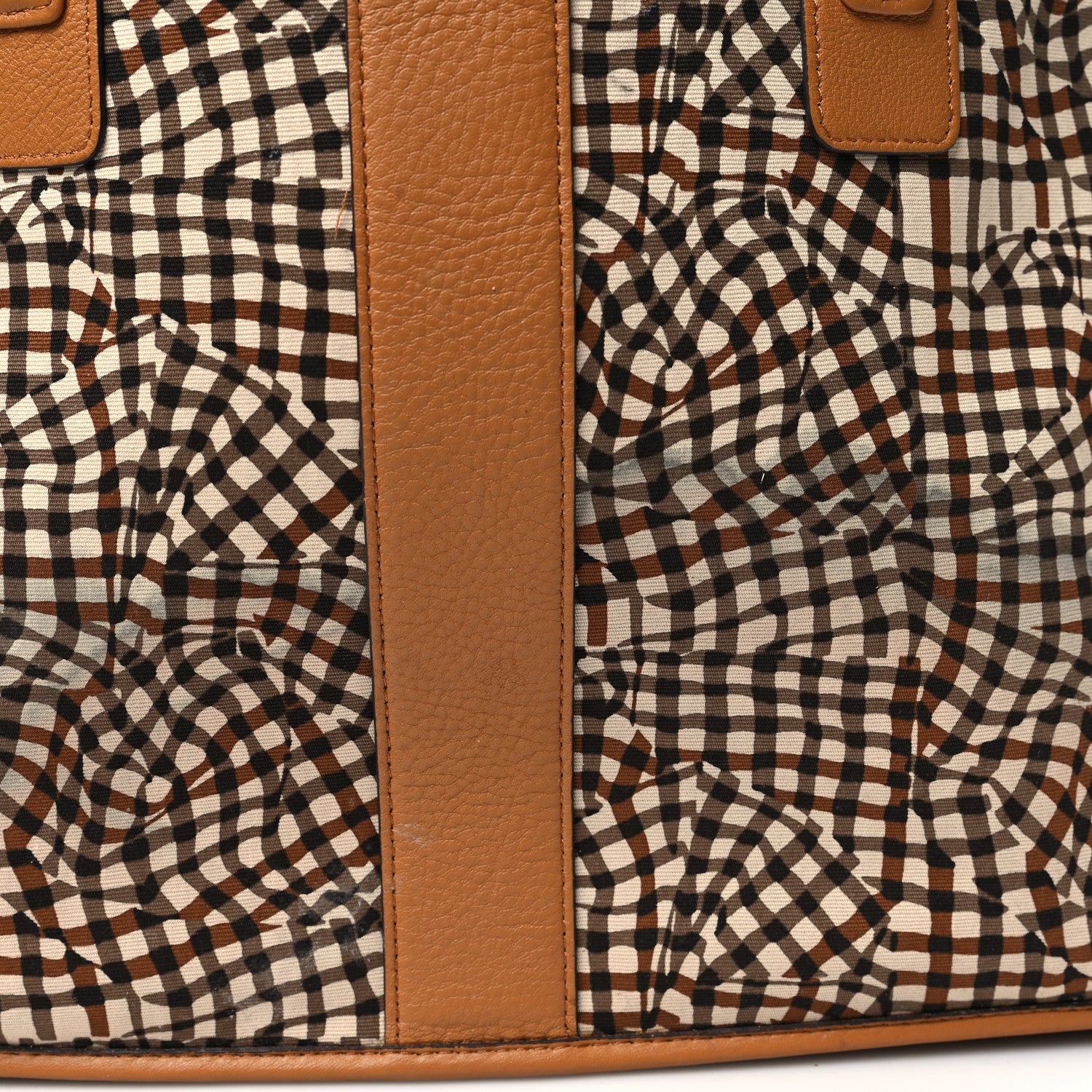 MCM Visetos Medium Liz Reversible Shopper Tote Cognac 21 of 24