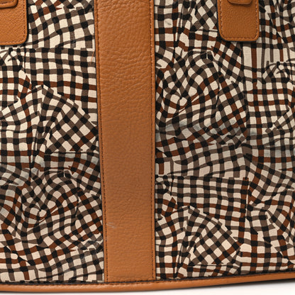 MCM Visetos Medium Liz Reversible Shopper Tote Cognac 21 of 24