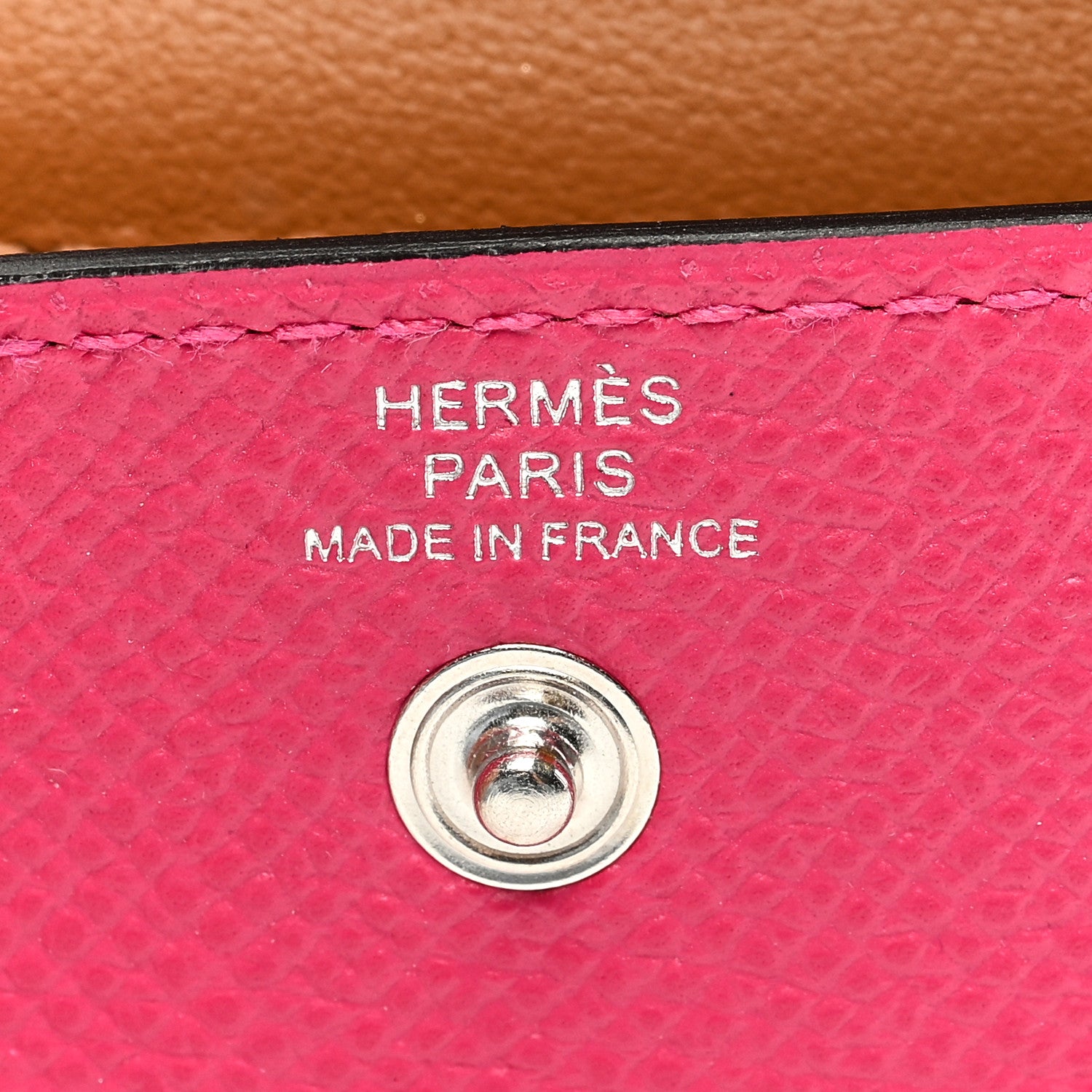 Hermes Epsom Kelly Pocket Belt Rose Mexico 5 of 5