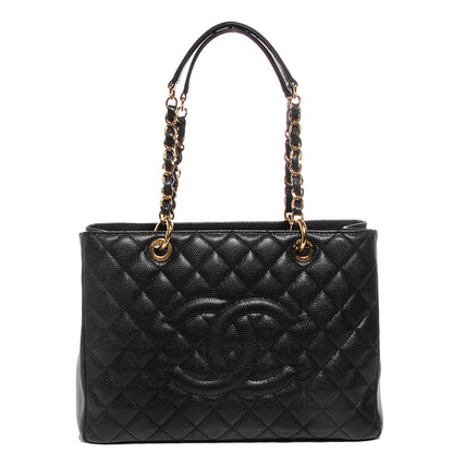 Chanel Caviar Grand Shopping Tote GST Black 1 of 7