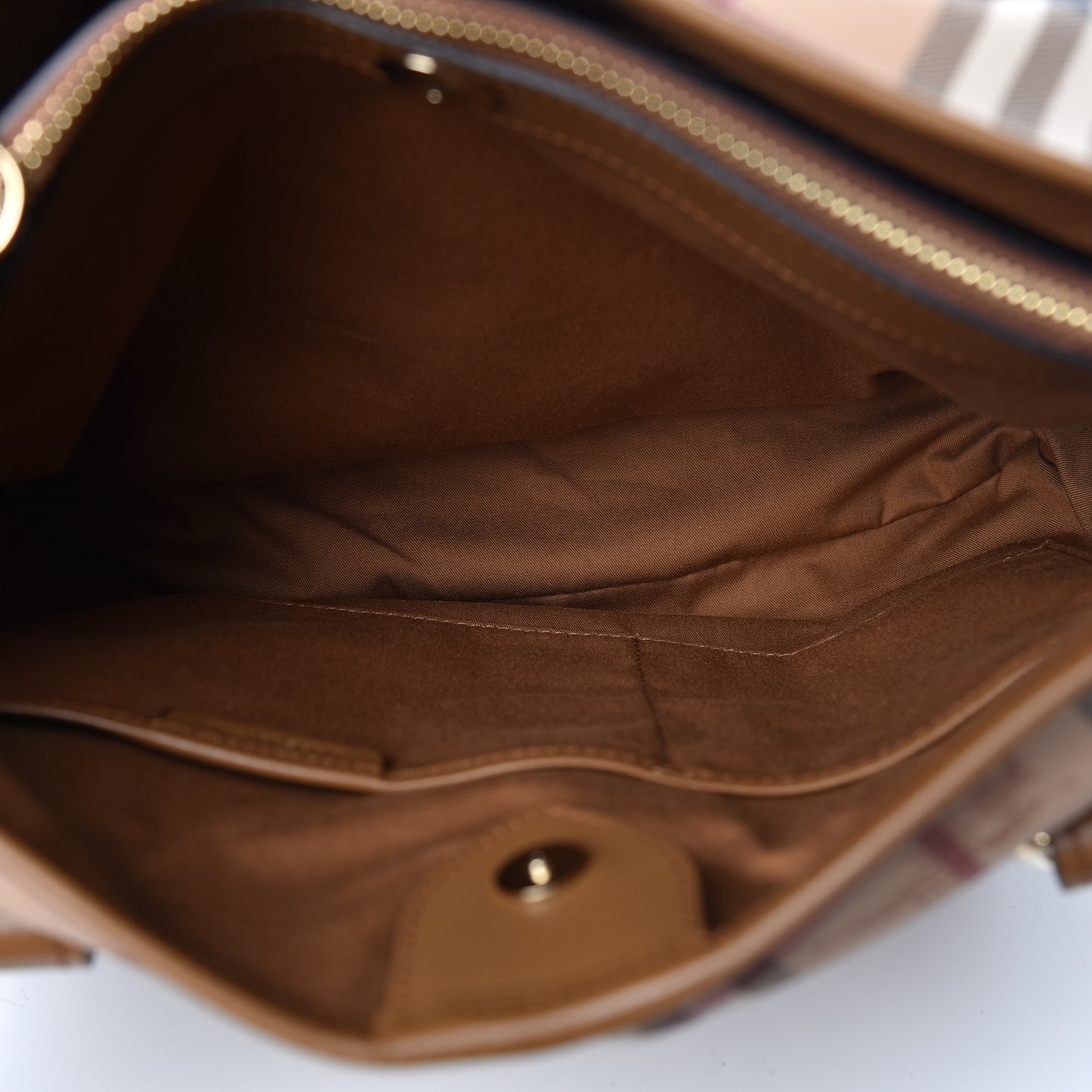 Haymarket Check Small Northfield Tote Mid Camel