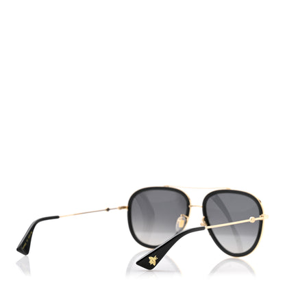 Gucci Aviator Sunglasses GG0062S Black Gold 4 of 8