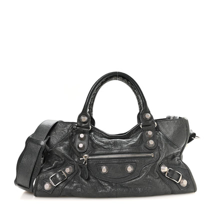 Balenciaga Agneau Giant 21 Silver Hardware Part Time Anthracite 1 of 12