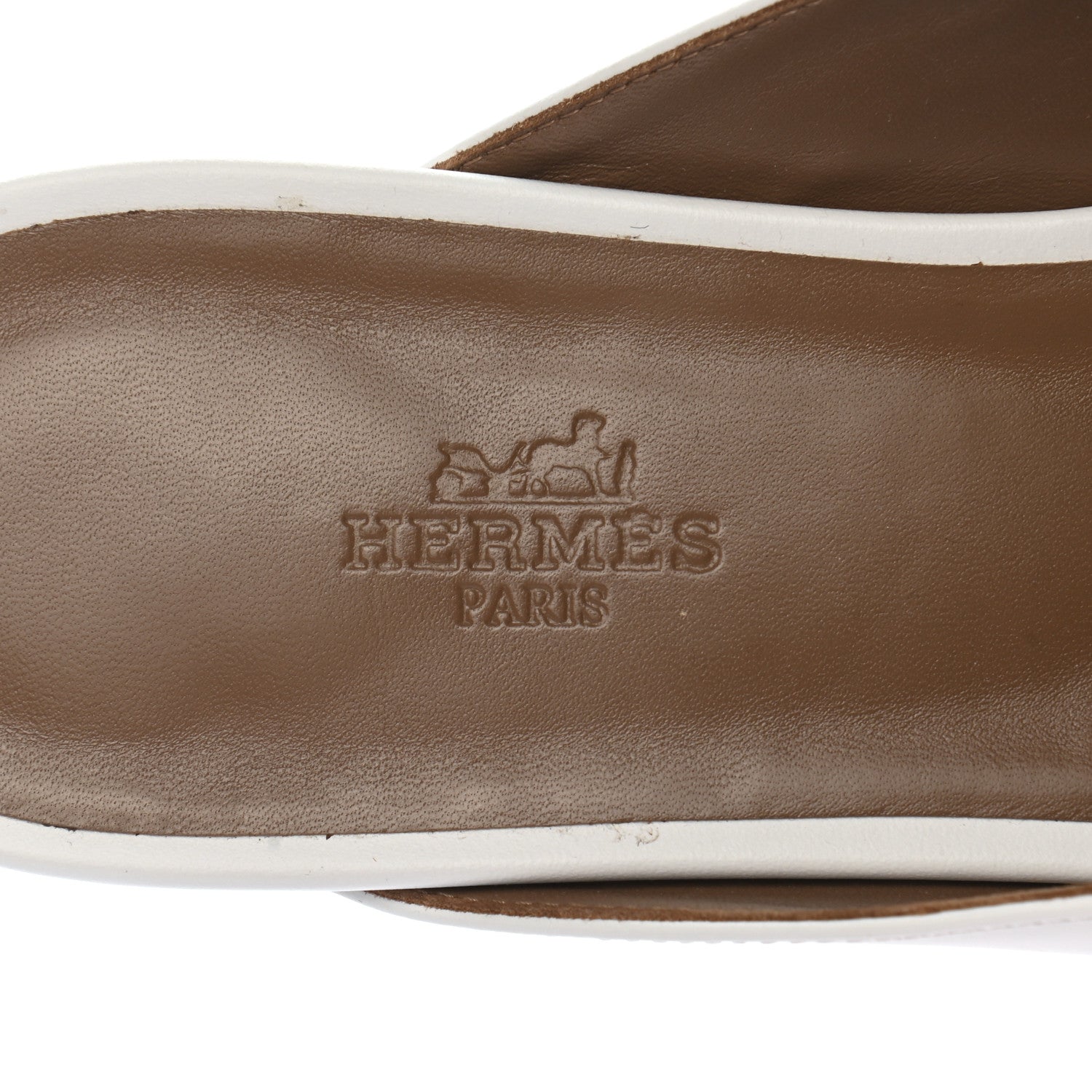 Hermes Calfskin Oz Mules 40 White 7 of 9