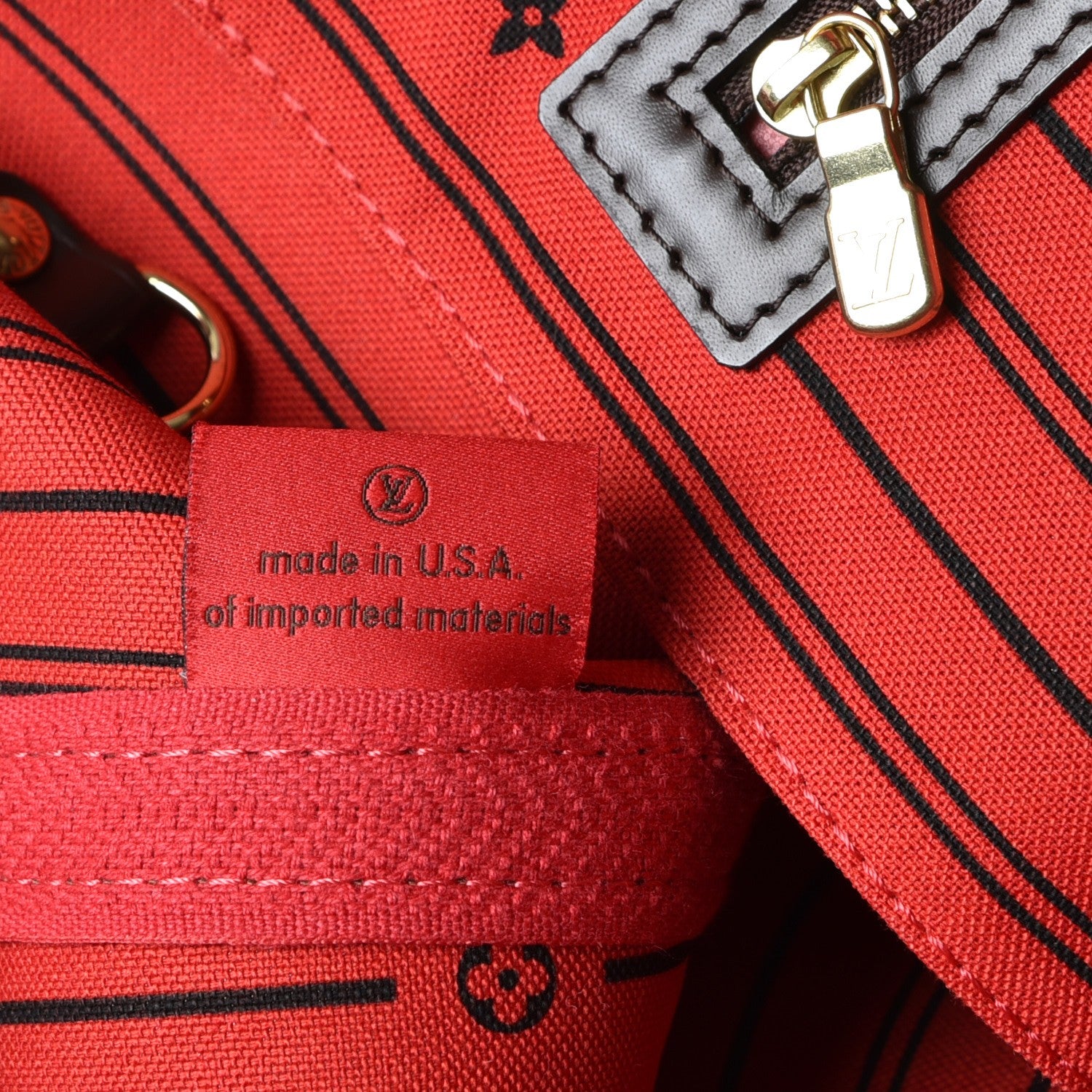 Louis Vuitton Damier Ebene Neverfull MM 7 of 9
