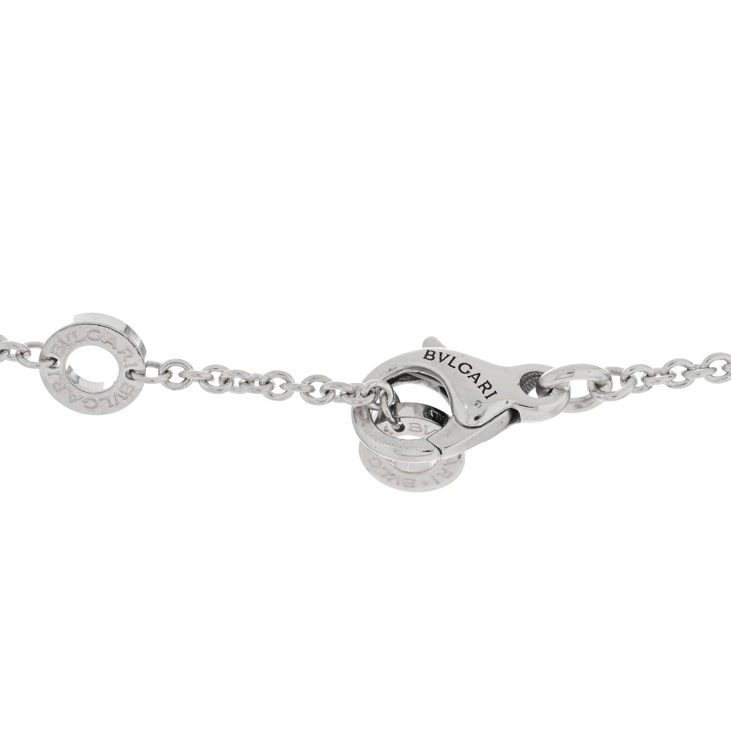 Bulgari 18K White Gold Diamond Diva's Dream Pendant Necklace 4 of 4