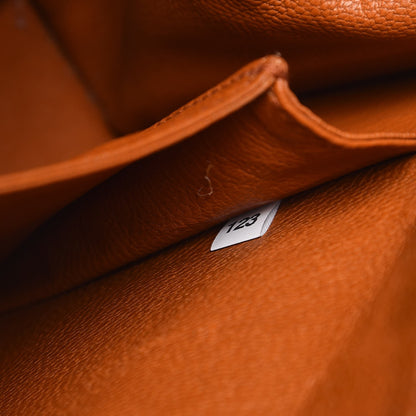 Prada Suede Grommet Frame Satchel Tabacco 10 of 10