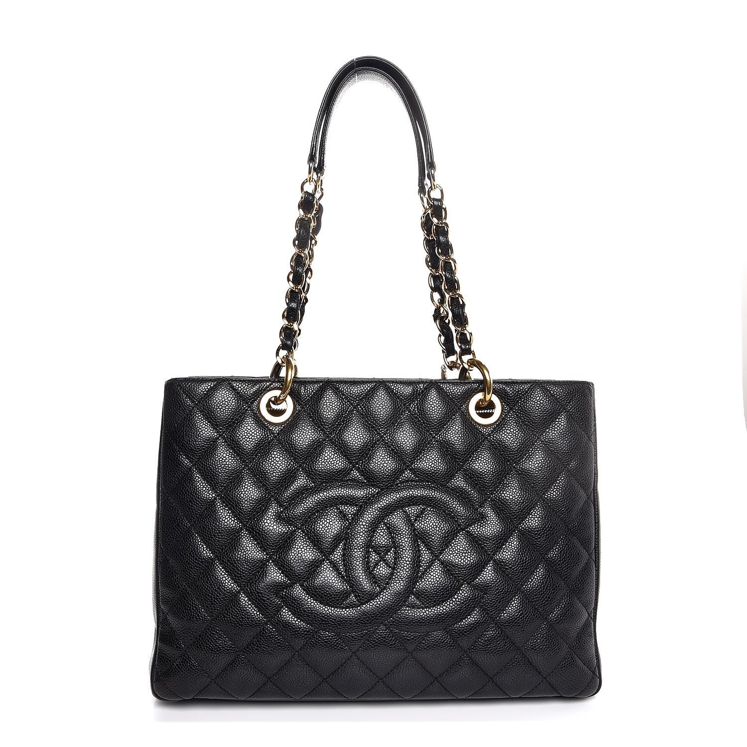 Chanel Caviar Quilted Grand Shopping Tote GST Black 1 of 11
