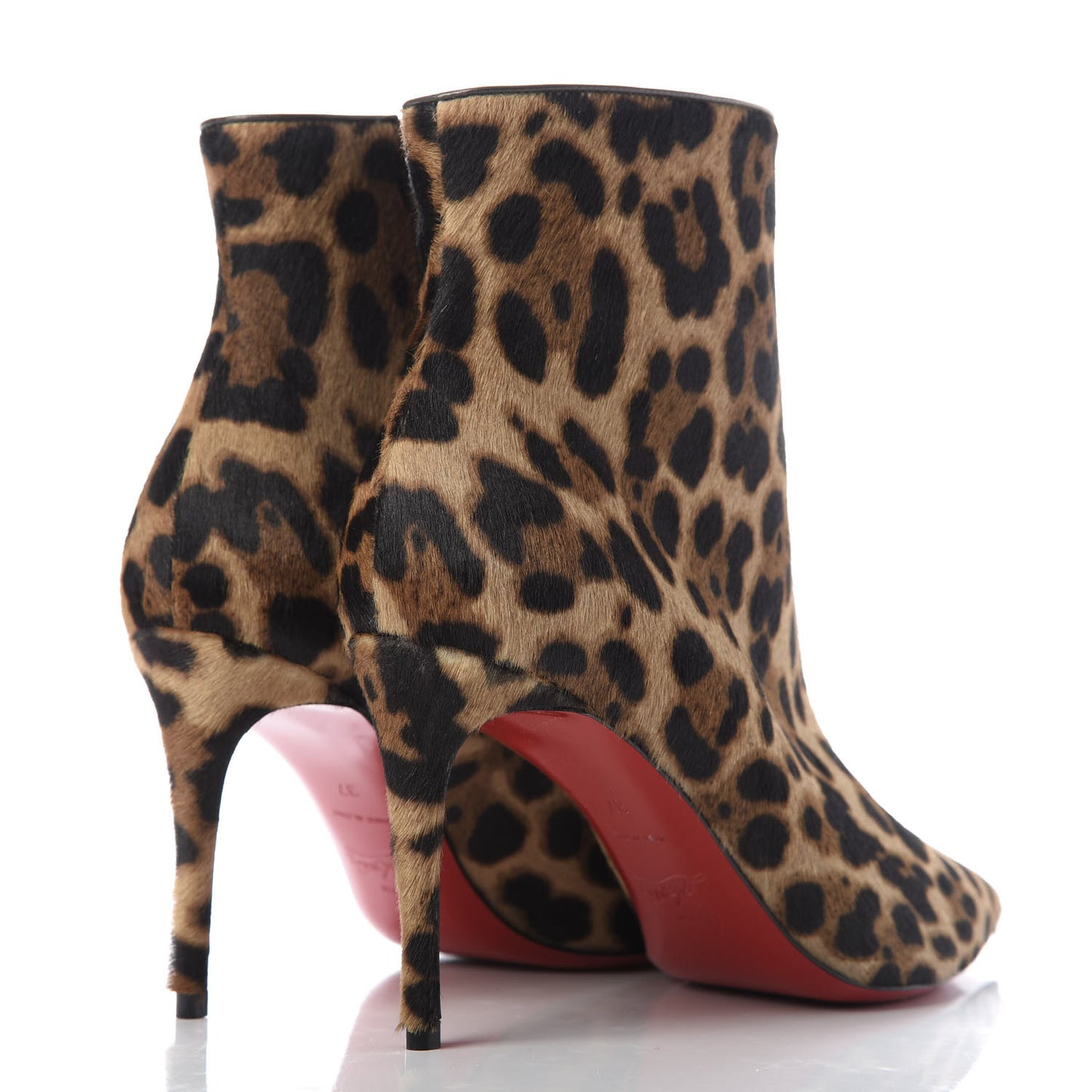 Pony Hair Leopard Print So Kate Booty 85 Ankle Boots 37