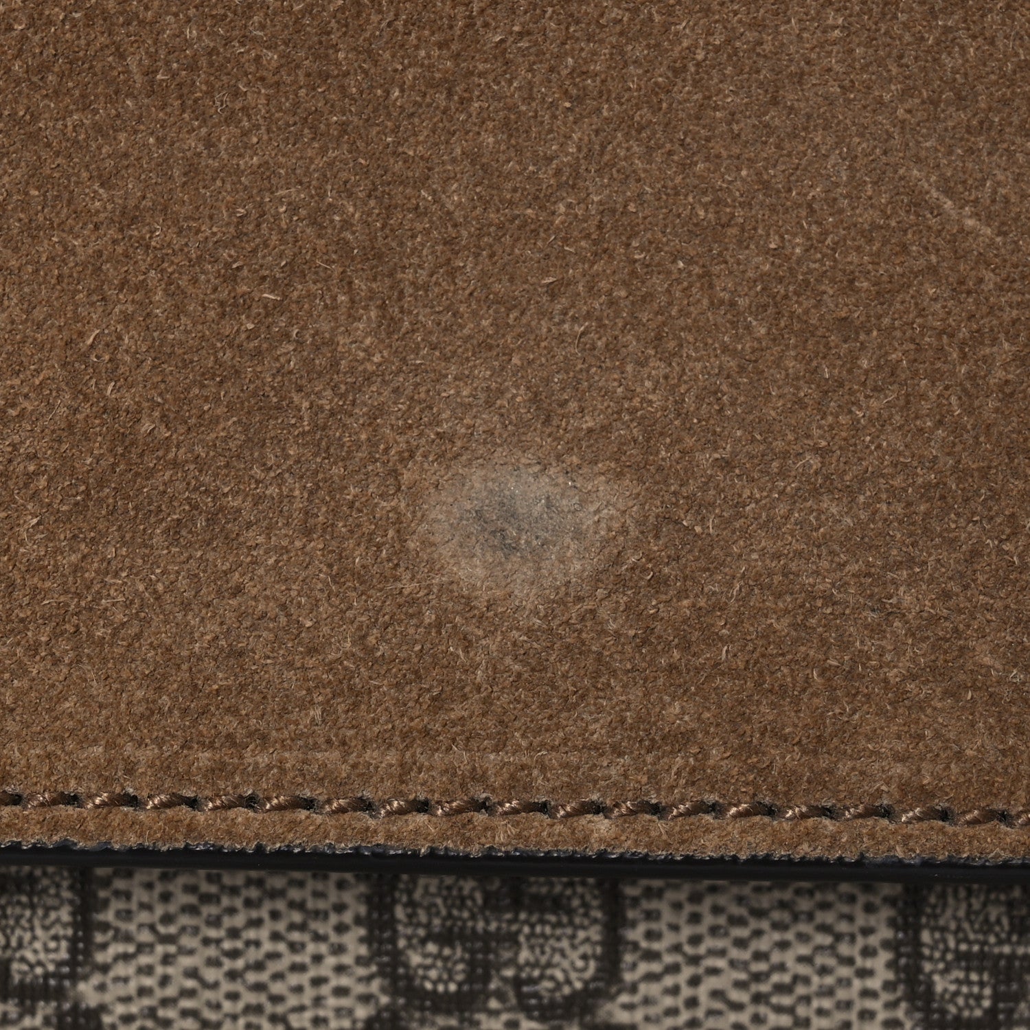 Gucci GG Supreme Monogram Suede Crystal Small Dionysus Shoulder Bag Beige Ebony Taupe 13 of 13