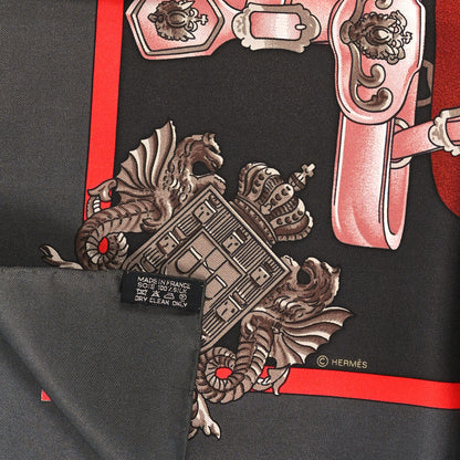 Hermes Silk Harnais De Cour Scarf 90 3 of 3