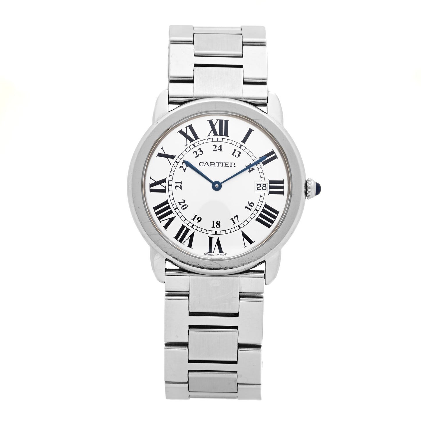 Stainless Steel 36mm Ronde Solo Quartz Watch