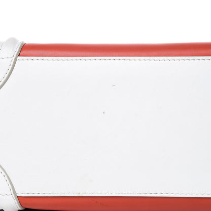 Celine Satin Calfskin Micro Tri-Color Luggage Vermillion 14 of 16