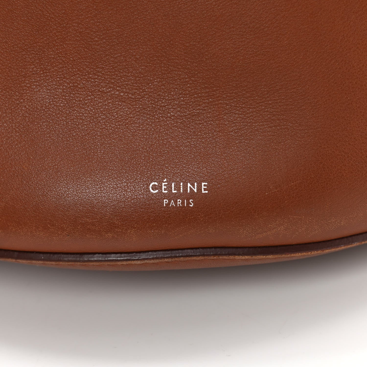 Celine Smooth Calfskin Long Strap Big Bucket Bag Tan 6 of 22