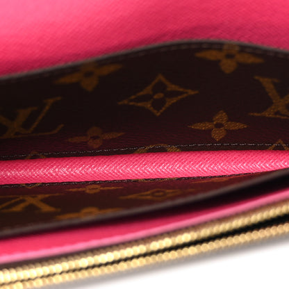 Louis Vuitton Monogram Bloom Flower Emilie Wallet Fuchsia 5 of 6
